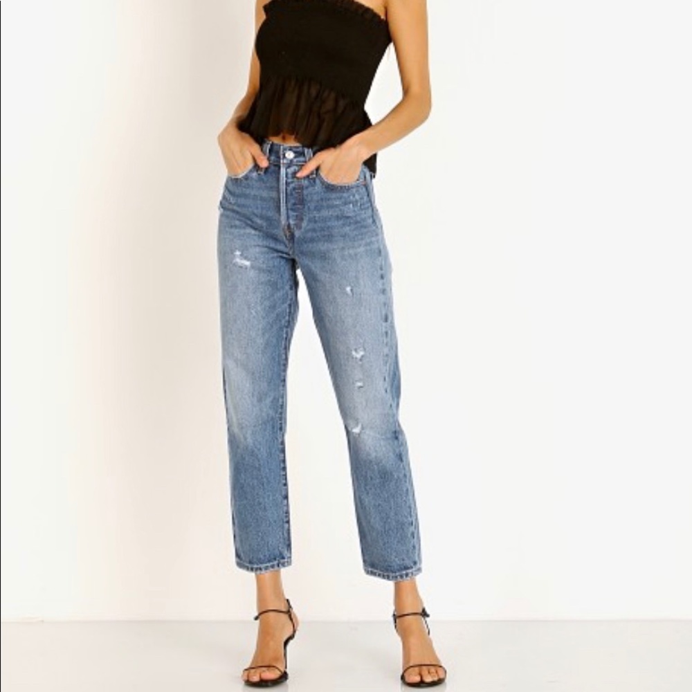 Levi's Wedgie Straight High Rise Jeans 25